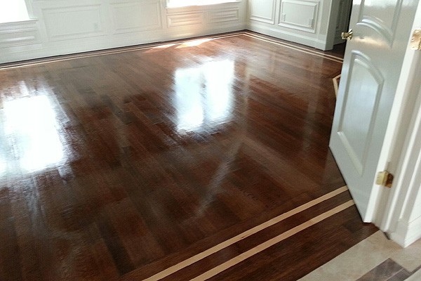 Hardwood Floor Inlay