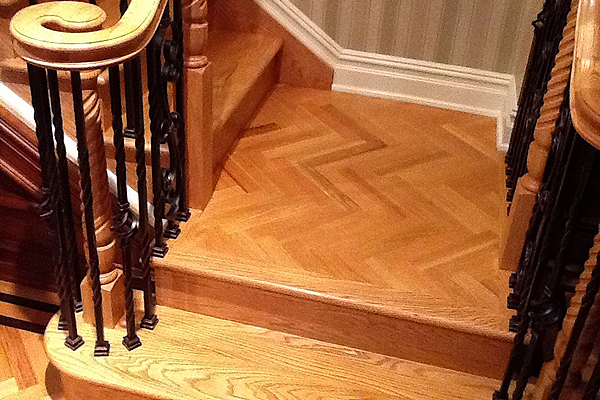 Herringbone Floor Inlay