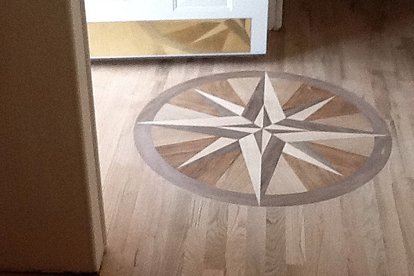 Medalian Wood Floor Inlay
