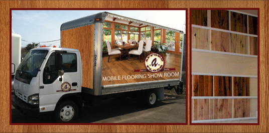 Mobile Flooring Samples Showroom